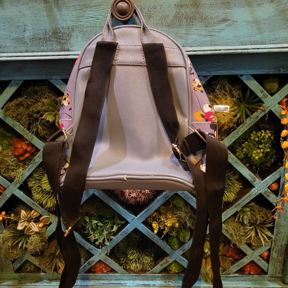 Disney Mickey Mouse 90 Years Anniversary Mini Licensed Backpack Faux Leather - Picture 4 of 8